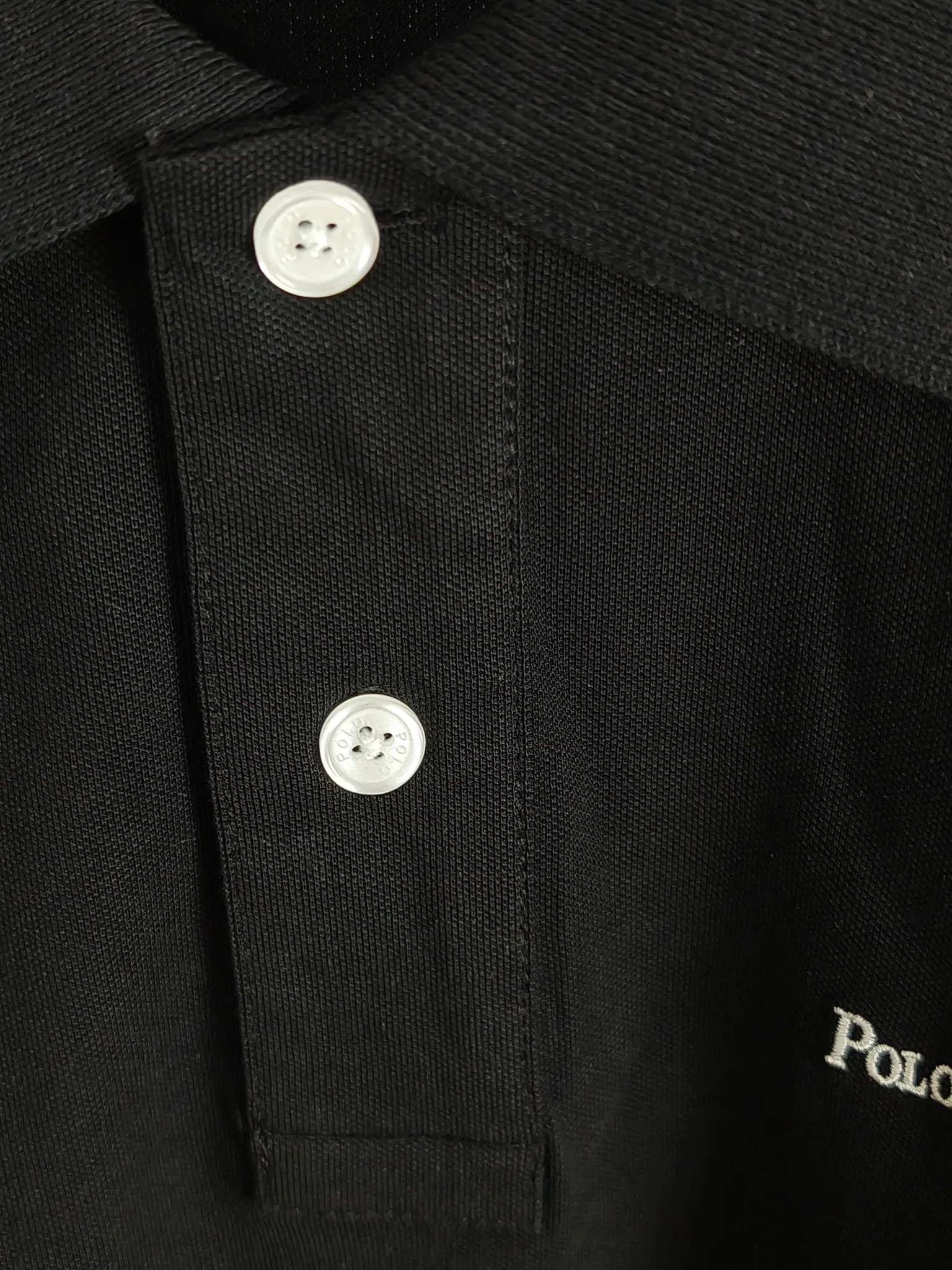 P190 Real shot quality high version of Ralph Lauren RL pony classic embroidered polo shirt short-sleeved high-end quality complete with three labels, comfortable and breathable, classic and simple, exquisite and fashionable, details showing high-end quality Color: black white navy blue Size: M-XXL